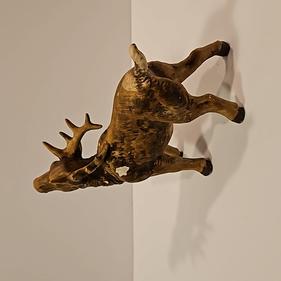 1970's UCTCI Japan Ceramic Elk Figurine - Picture 8 of 14